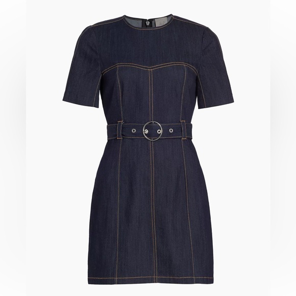 Cinq à Sept
Siv Belted Denim Minidress - Picture 2 of 10